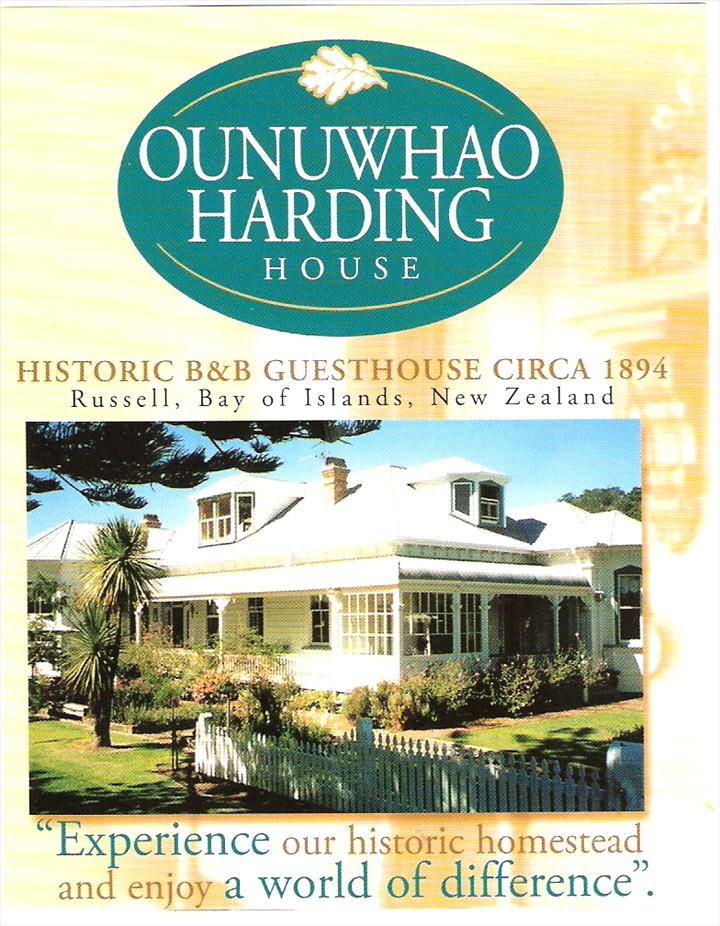 Ounuwhao Harding House B&B